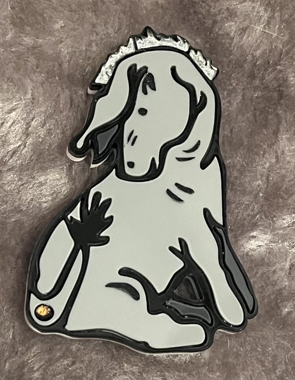 Danger Monkey Designs - Not Much of a Tail (Eeyore) - Brooch pin collectible - Main Image 2