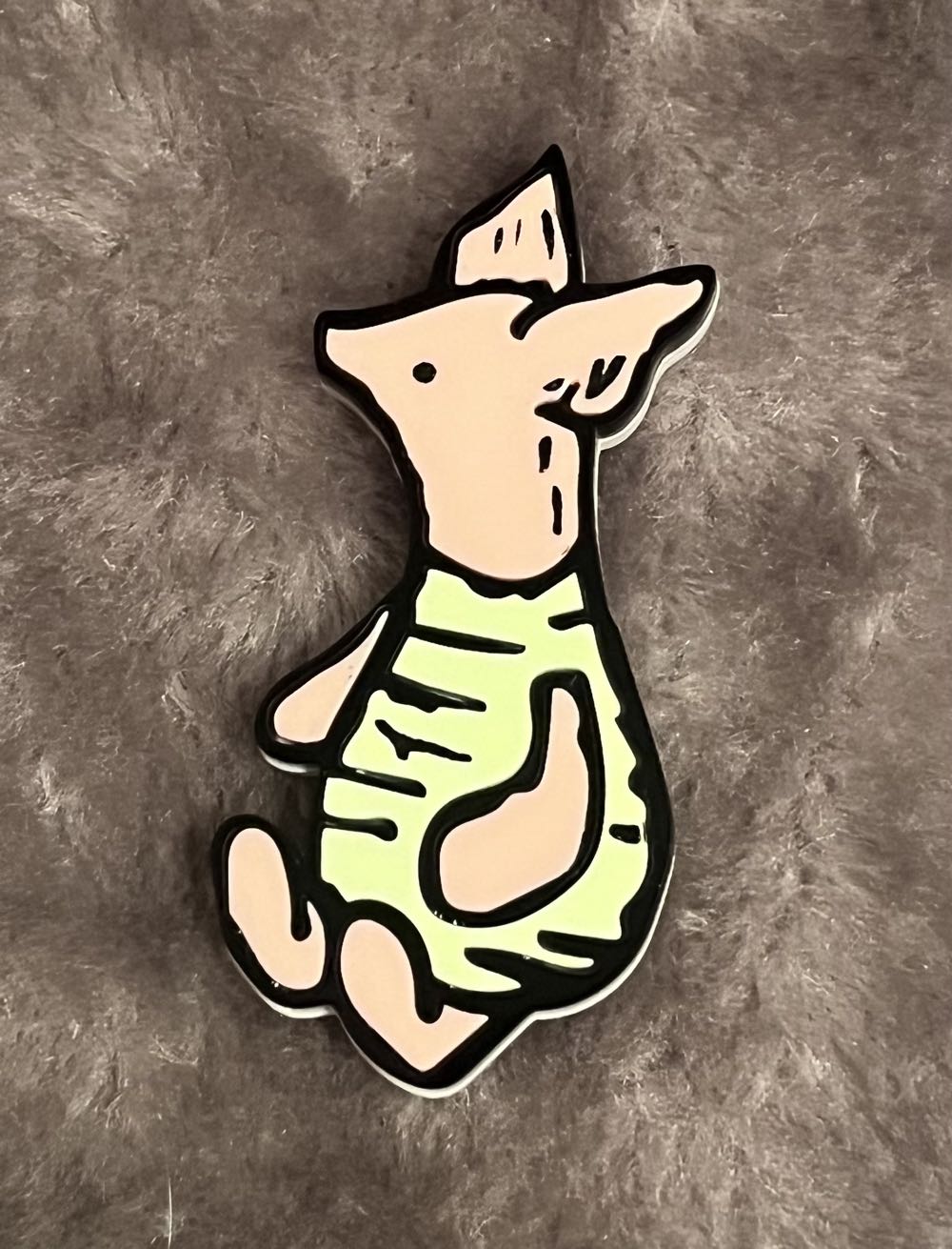 Danger Monkey Designs - Pink Piggy Pal (Piglet) - Brooch pin collectible - Main Image 2