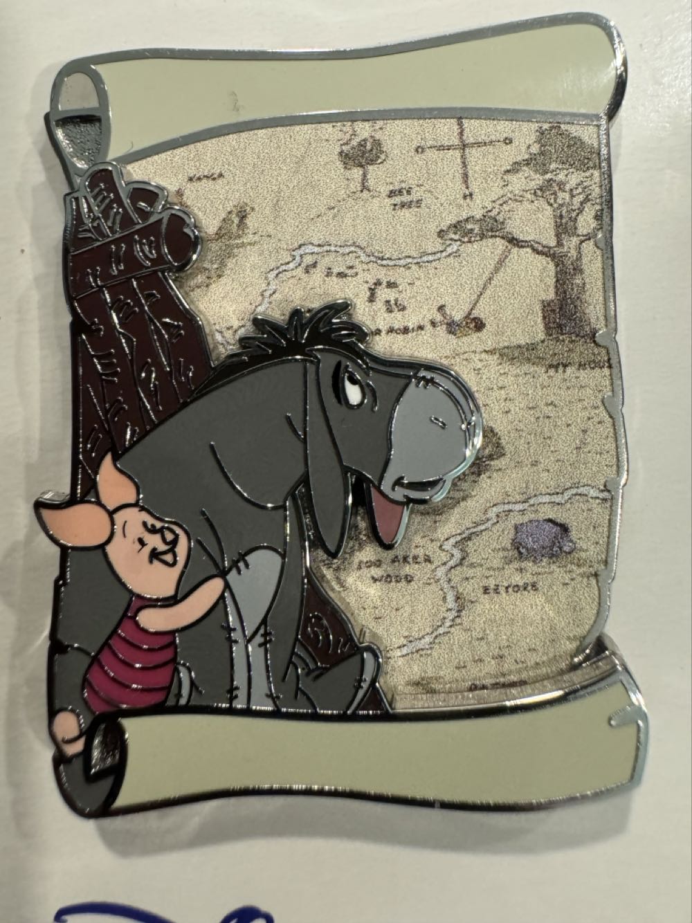 Winnie The Pooh Piglet & Eyesore Friendship Pin  pin collectible [Barcode 400953668232] - Main Image 2