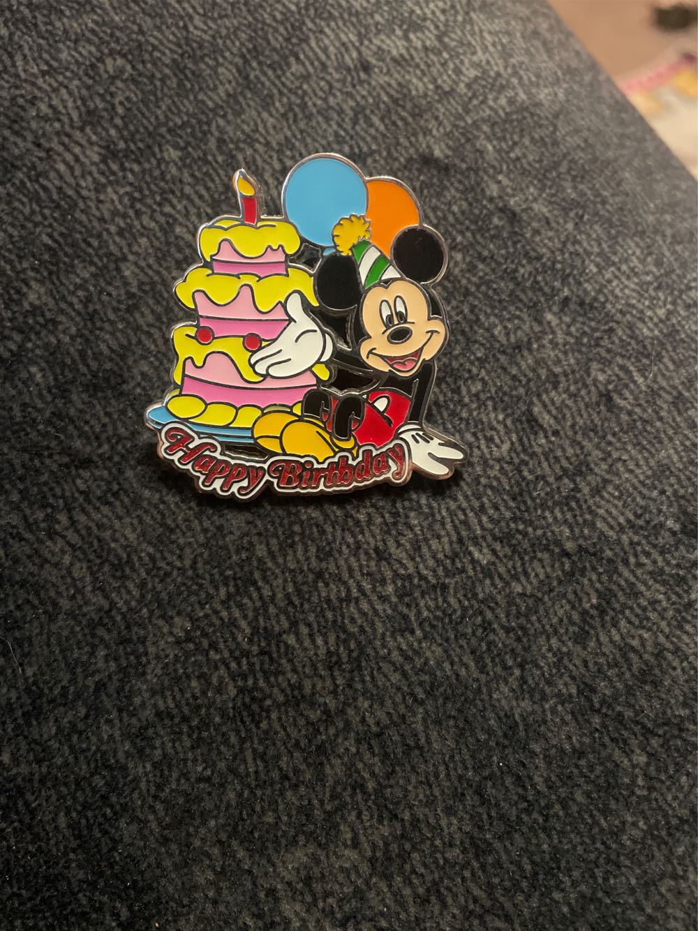 Mickey Happy Birthday Pin  pin collectible - Main Image 1