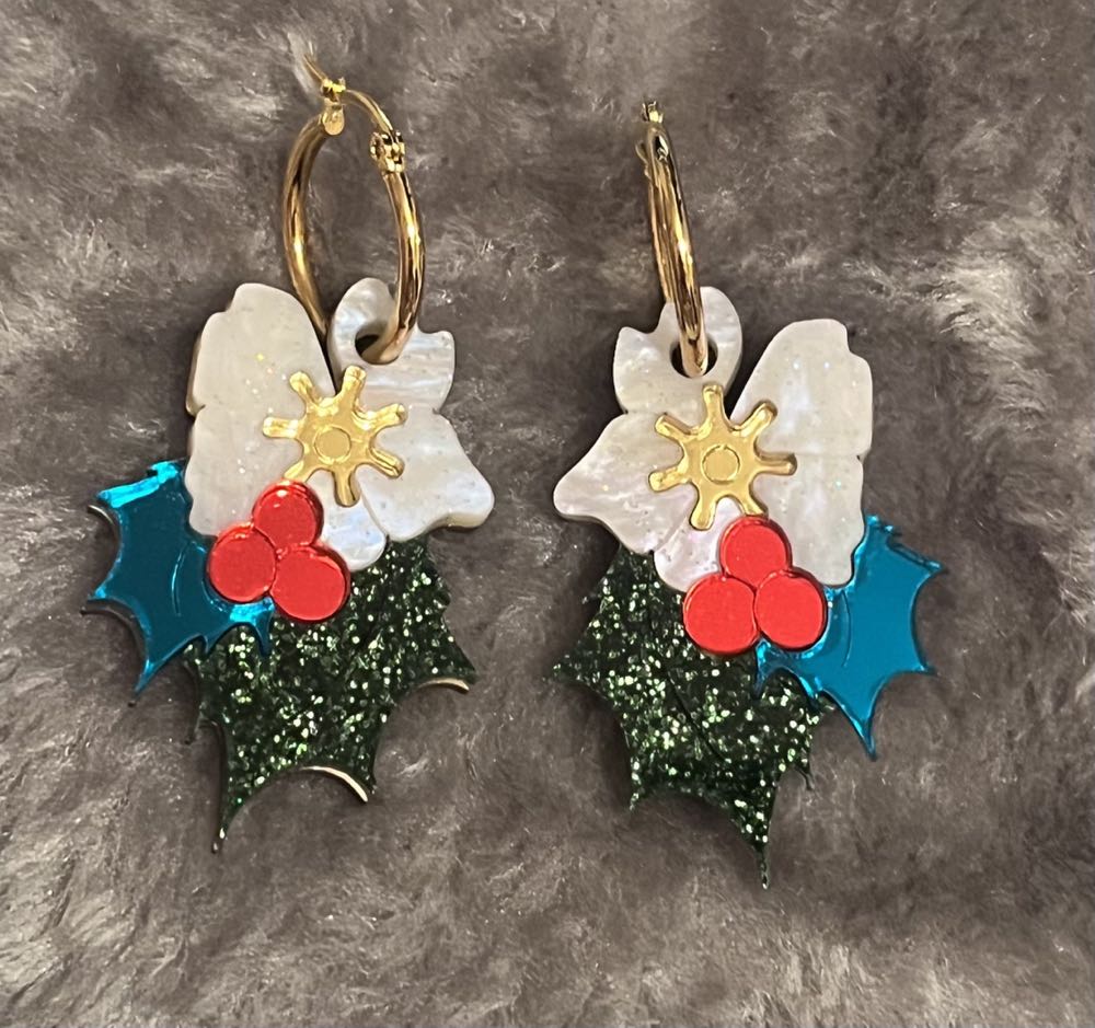 Fizz Goes Pop - Holly Hoop Earrings - Earrings pin collectible - Main Image 2