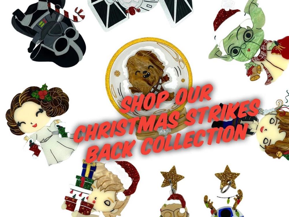 Daisy Jean Floral - Christmas Princess Leia - Brooch pin collectible - Main Image 4