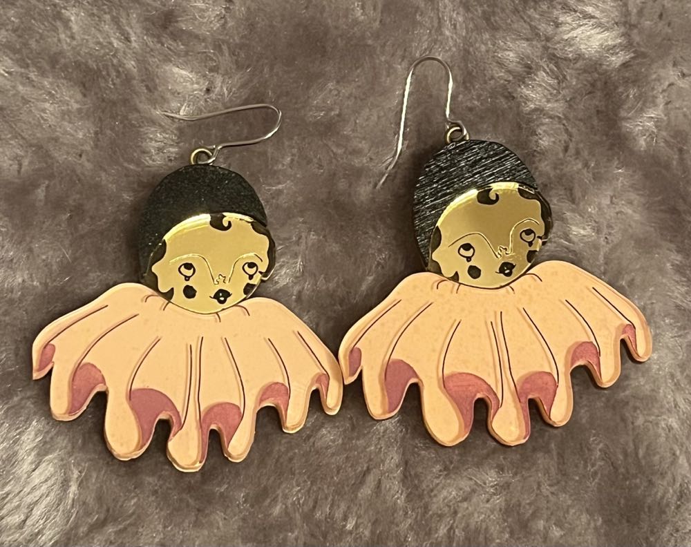 Lou Clarke - Pierrot Earrings - Earrings pin collectible - Main Image 3