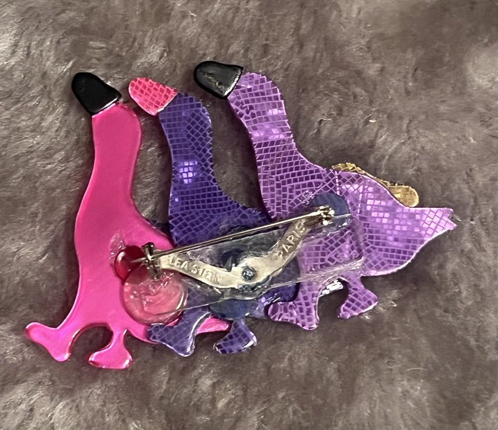 Lea Stein - Geese - Brooch pin collectible - Main Image 2