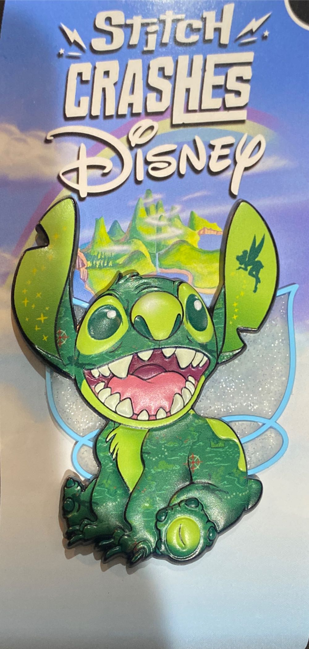 Stitch Crashes Peter Pan  pin collectible - Main Image 1