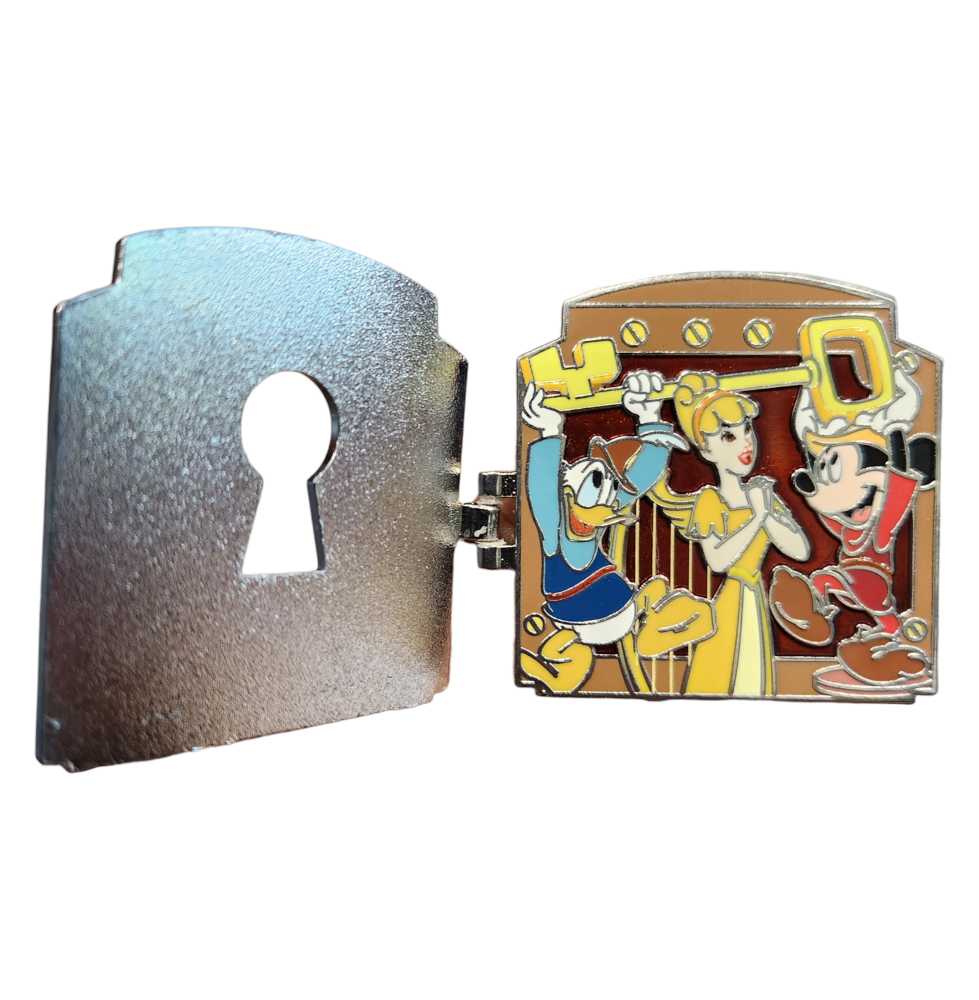 Mickey Mouse/Donald Duck/Singing Harp - Fun and Fancy Free - 75th Anniversary  - Hinged pin collectible [Barcode 400948617726] - Main Image 2