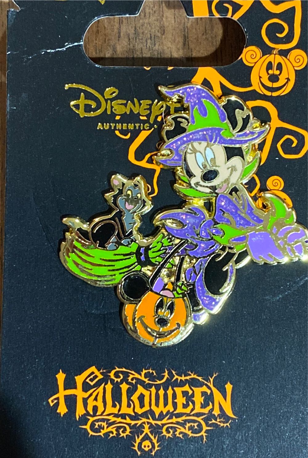 Disney Parks Castle Rhinestone Back Brooch