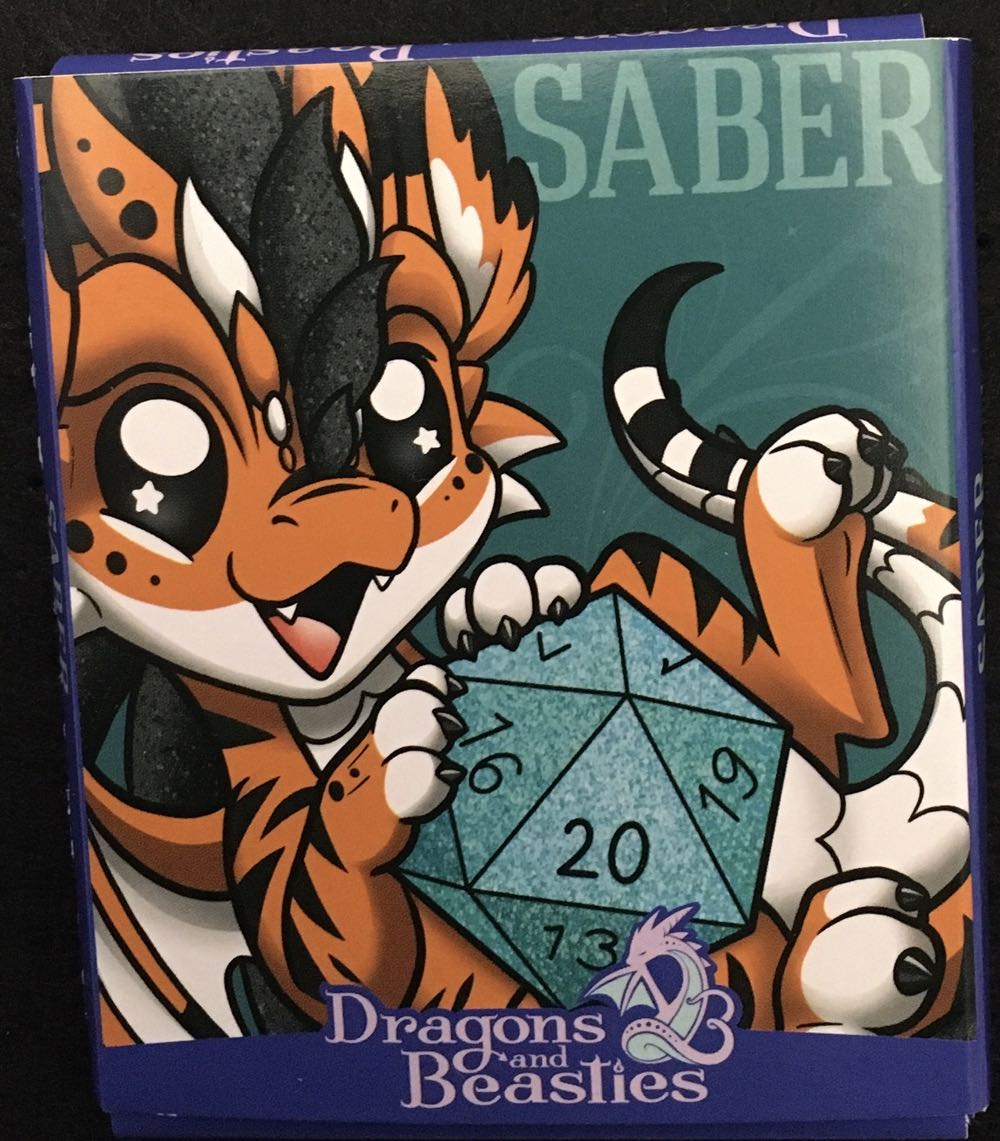 D&B Saber Dice Dragon - Enamel Pin pin collectible [Barcode 810002711527] - Main Image 2