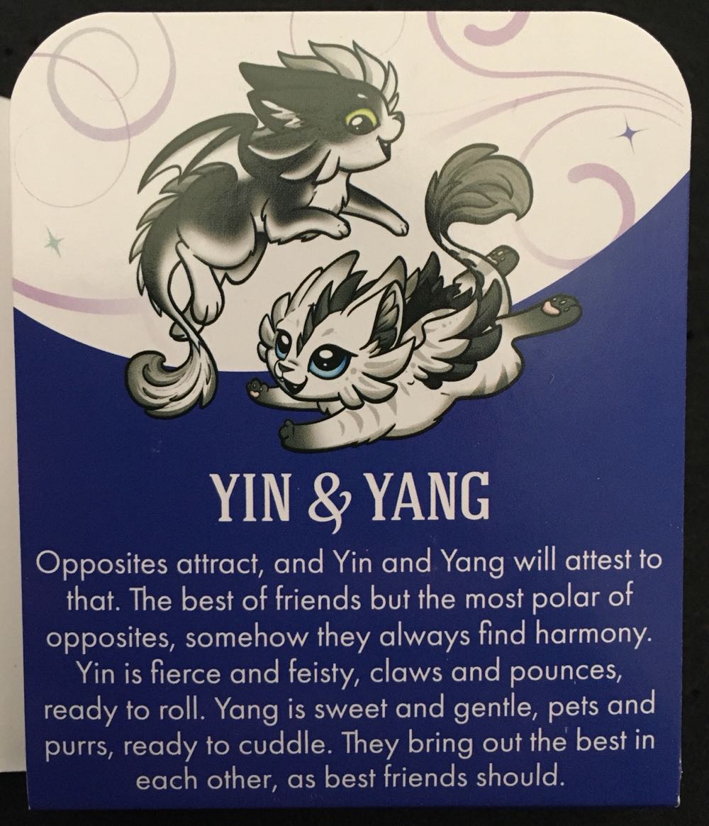 D&B Yin & Yang Dracatons - Enamel Pin pin collectible [Barcode 810002711558] - Main Image 3