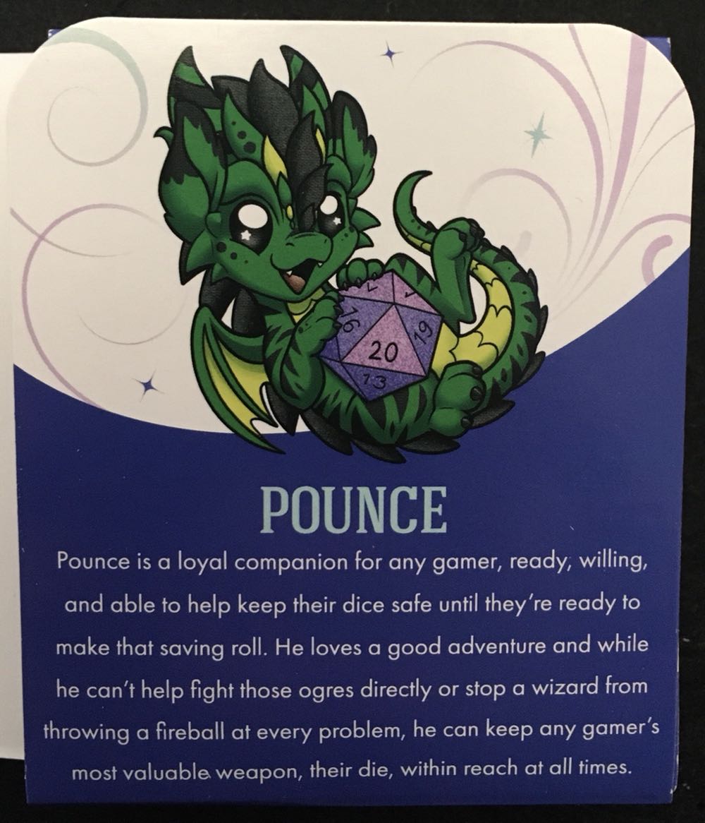 D&B Pounce Dice Dragon - Enamel Pin pin collectible [Barcode 810002711510] - Main Image 3