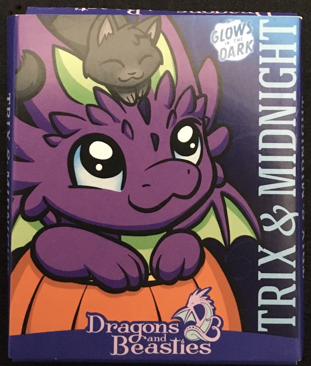 D&B Trix & Midnight Halloween Dragon - Enamel Pin pin collectible [Barcode 810002711251] - Main Image 2