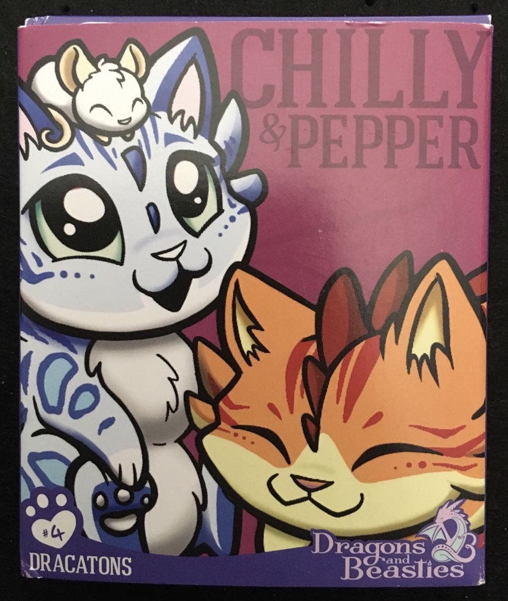 D&B Chilly & Pepper Dracatons Set 4 - Enamel Pin pin collectible [Barcode 810002711343] - Main Image 2