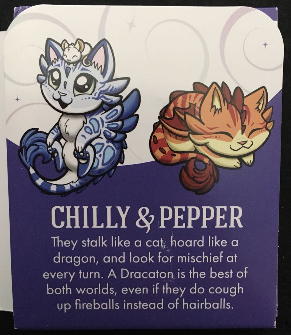 D&B Chilly & Pepper Dracatons Set 4 - Enamel Pin pin collectible [Barcode 810002711343] - Main Image 3