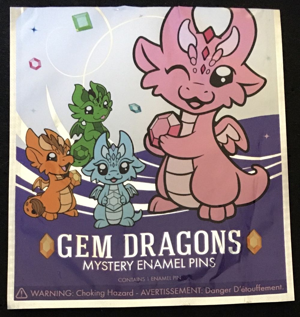 D&B Snow Gem Dragons Series 1 - Enamel Pin pin collectible - Main Image 2