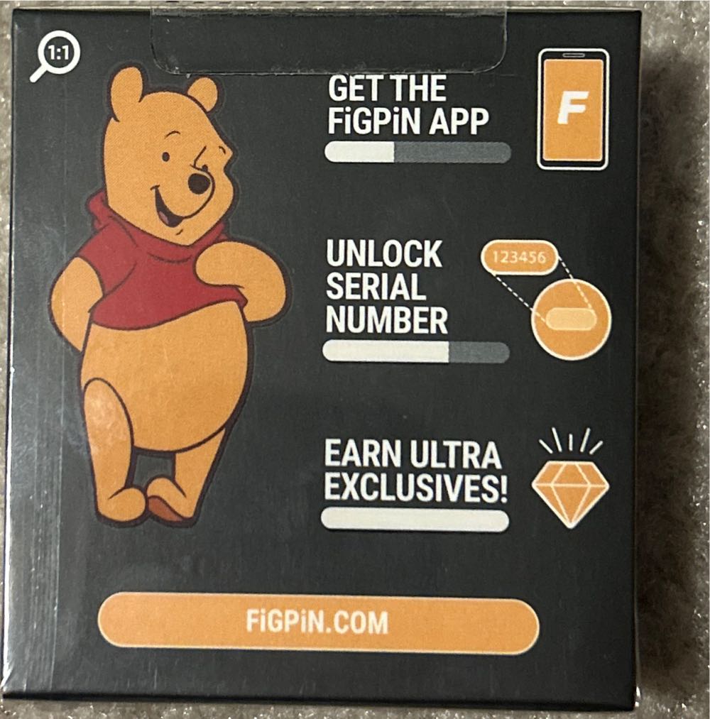 Winnie The Pooh Mini FigPin  pin collectible - Main Image 2