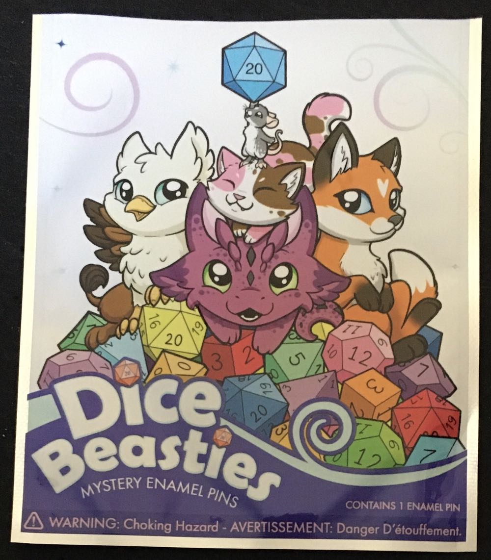 D&B Trinket Dice Beasties Mystery Enamel Pin - Enamel Pin pin collectible [Barcode 810002710988] - Main Image 2