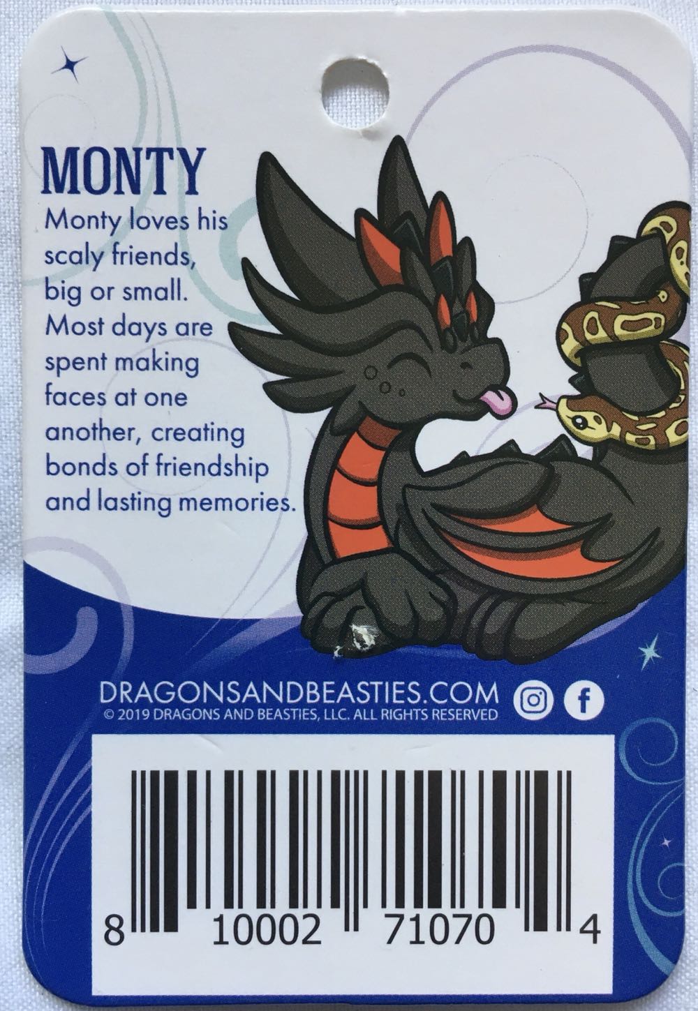 D&B Monty Dragons With Friends - Enamel Pin pin collectible [Barcode 810002710704] - Main Image 4
