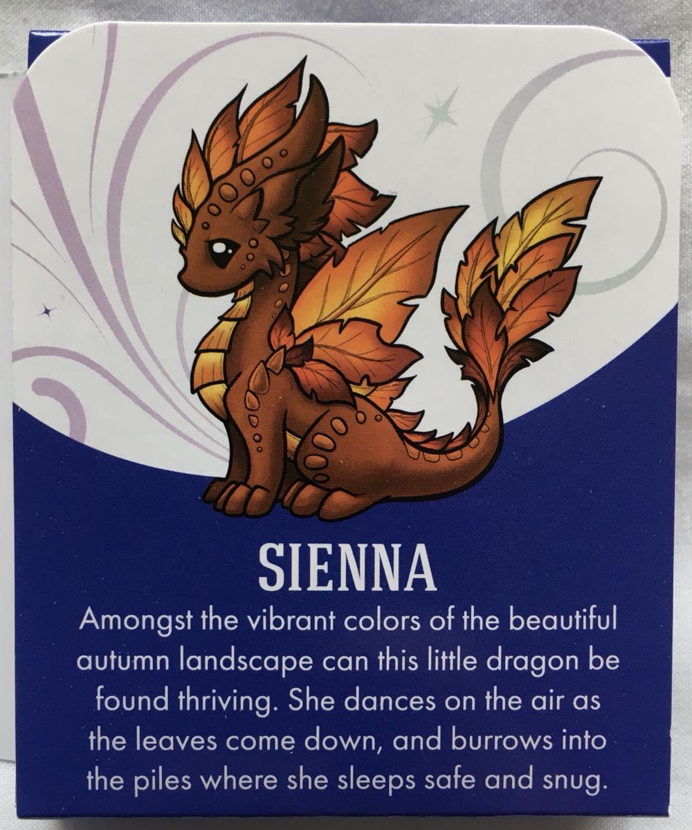 D&B Sienna (Classic) The Autumn Dragon - Enamel Pin pin collectible [Barcode 810002710803] - Main Image 3