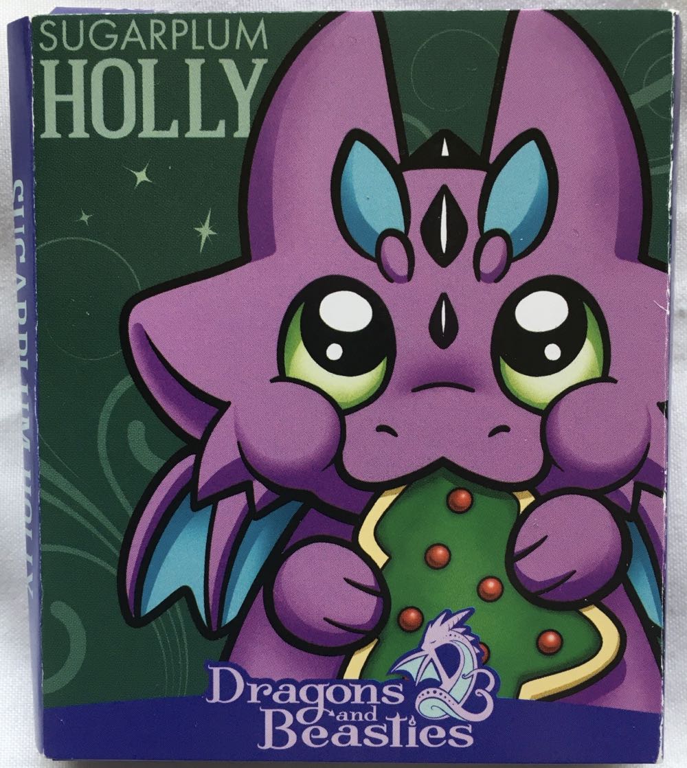 D&B Sugarplum Holly Holiday Dragon - Enamel Pin pin collectible [Barcode 810002711282] - Main Image 2