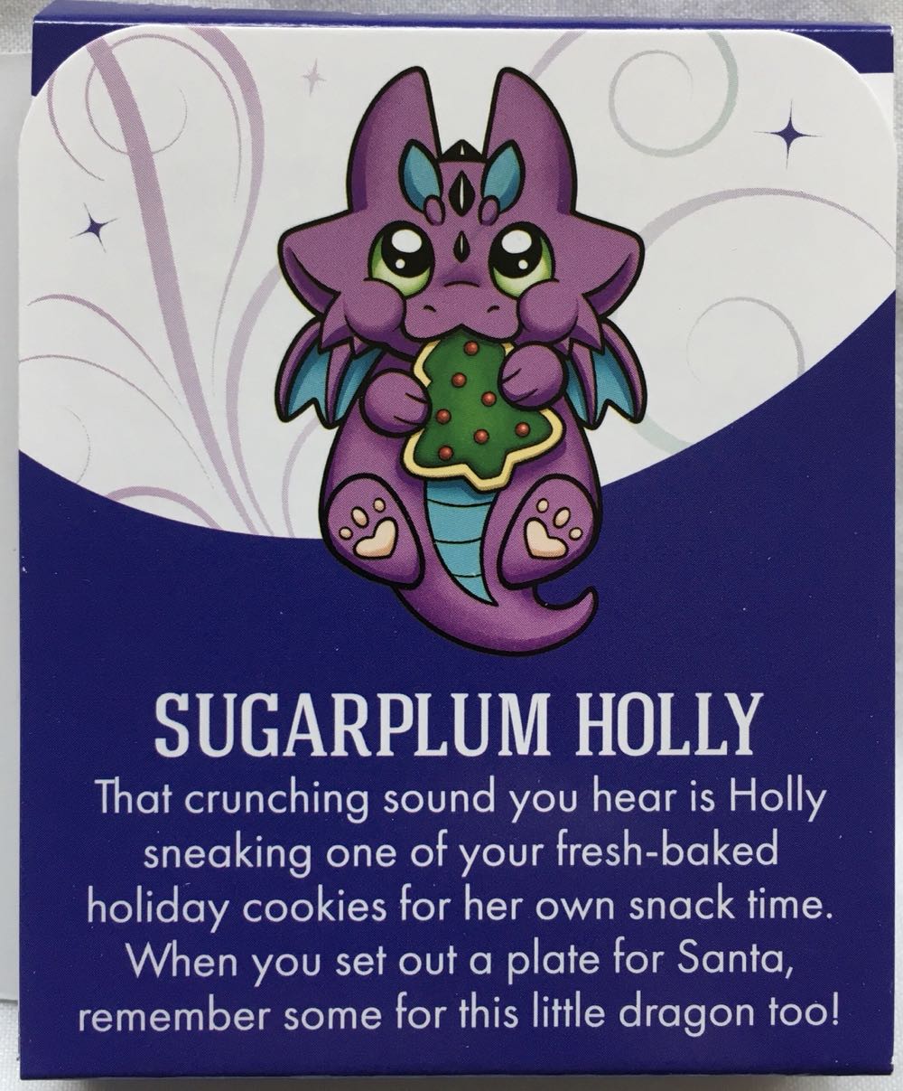 D&B Sugarplum Holly Holiday Dragon - Enamel Pin pin collectible [Barcode 810002711282] - Main Image 3