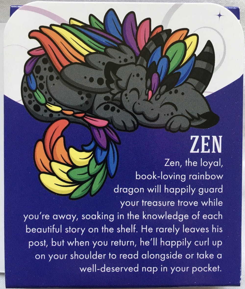 D&B Zen Rainbow Book Dragon - Enamel Pin pin collectible [Barcode 810002711206] - Main Image 3