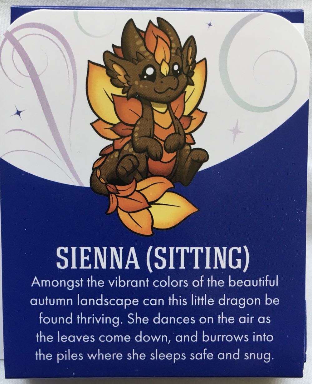 D&B Sienna (Sitting) The Autumn Dragon - Enamel Pin pin collectible [Barcode 810002711442] - Main Image 3
