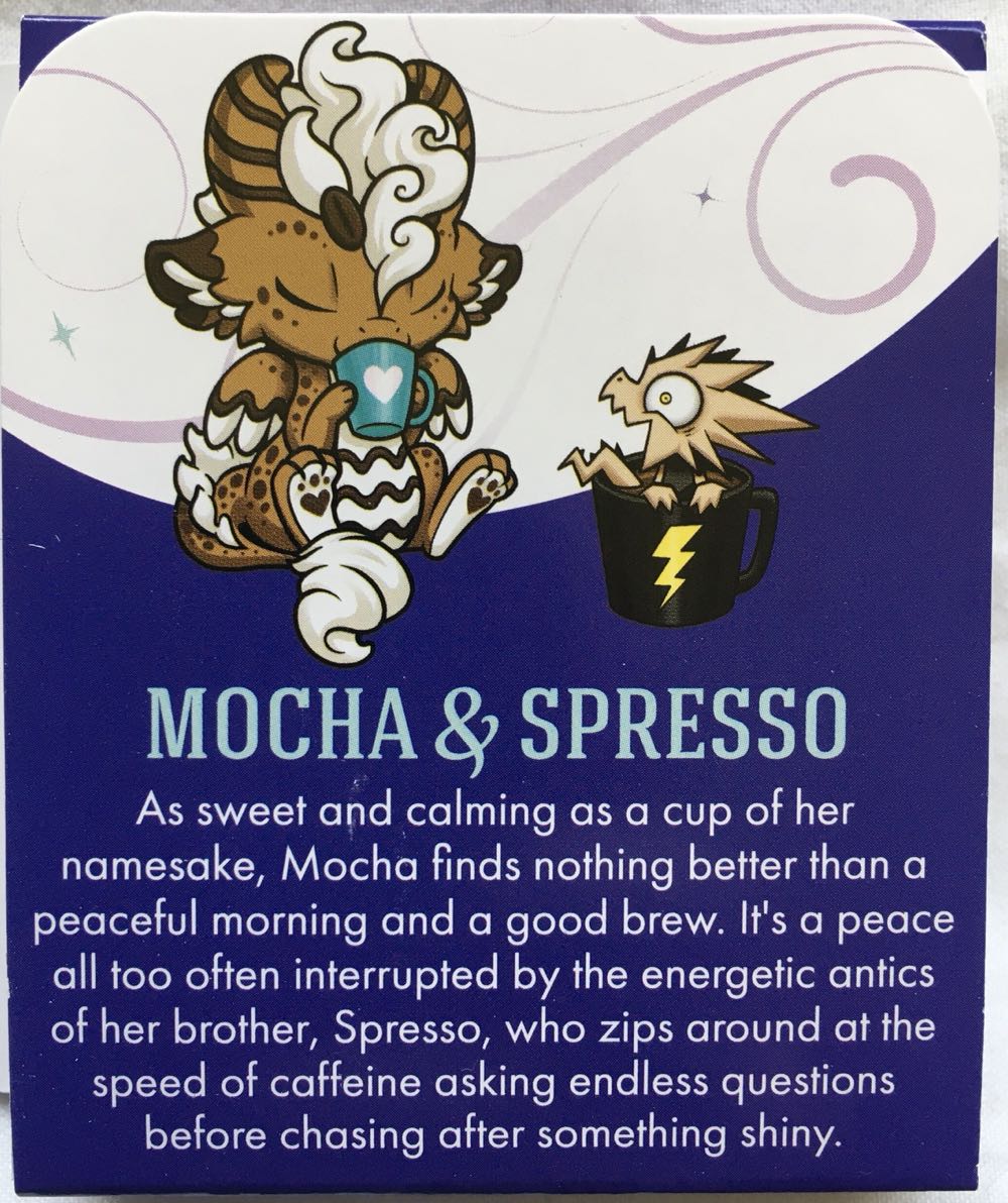 D&B Mocha & Spresso Coffee Dragons - Enamel Pin pin collectible [Barcode 810002711275] - Main Image 3