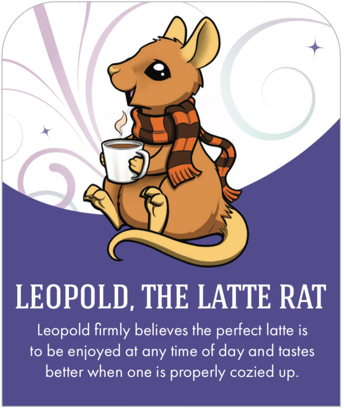 D&B Leopold The Latte Rat - Enamel Pin pin collectible [Barcode 810002711176] - Main Image 4