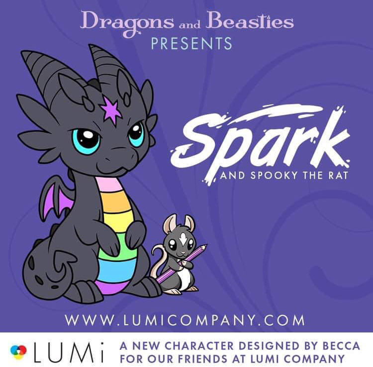 D&B & Lumi Spooky The Rat - Enamel Pin pin collectible - Main Image 3