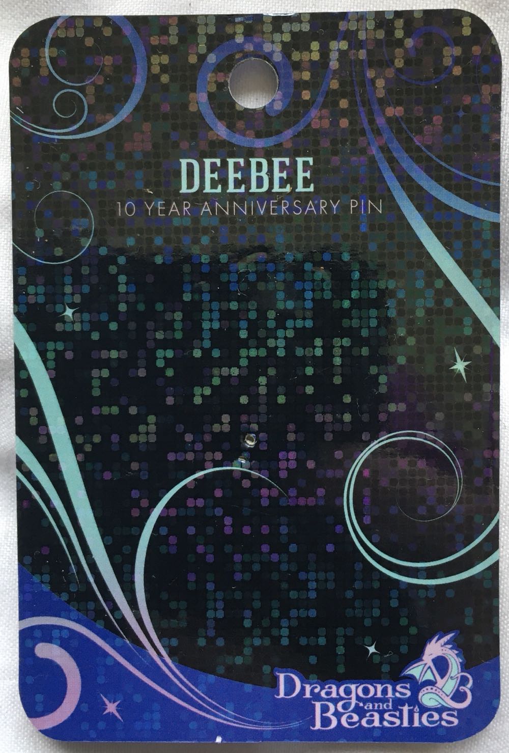 D&B Deebee 10 Year Anniversary Pin - Enamel Pin pin collectible - Main Image 2