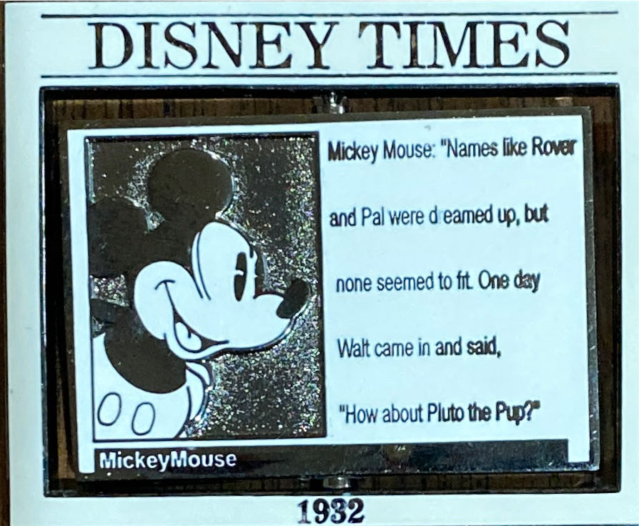 Disney Times Mickey And Pluto 1932  pin collectible - Main Image 2