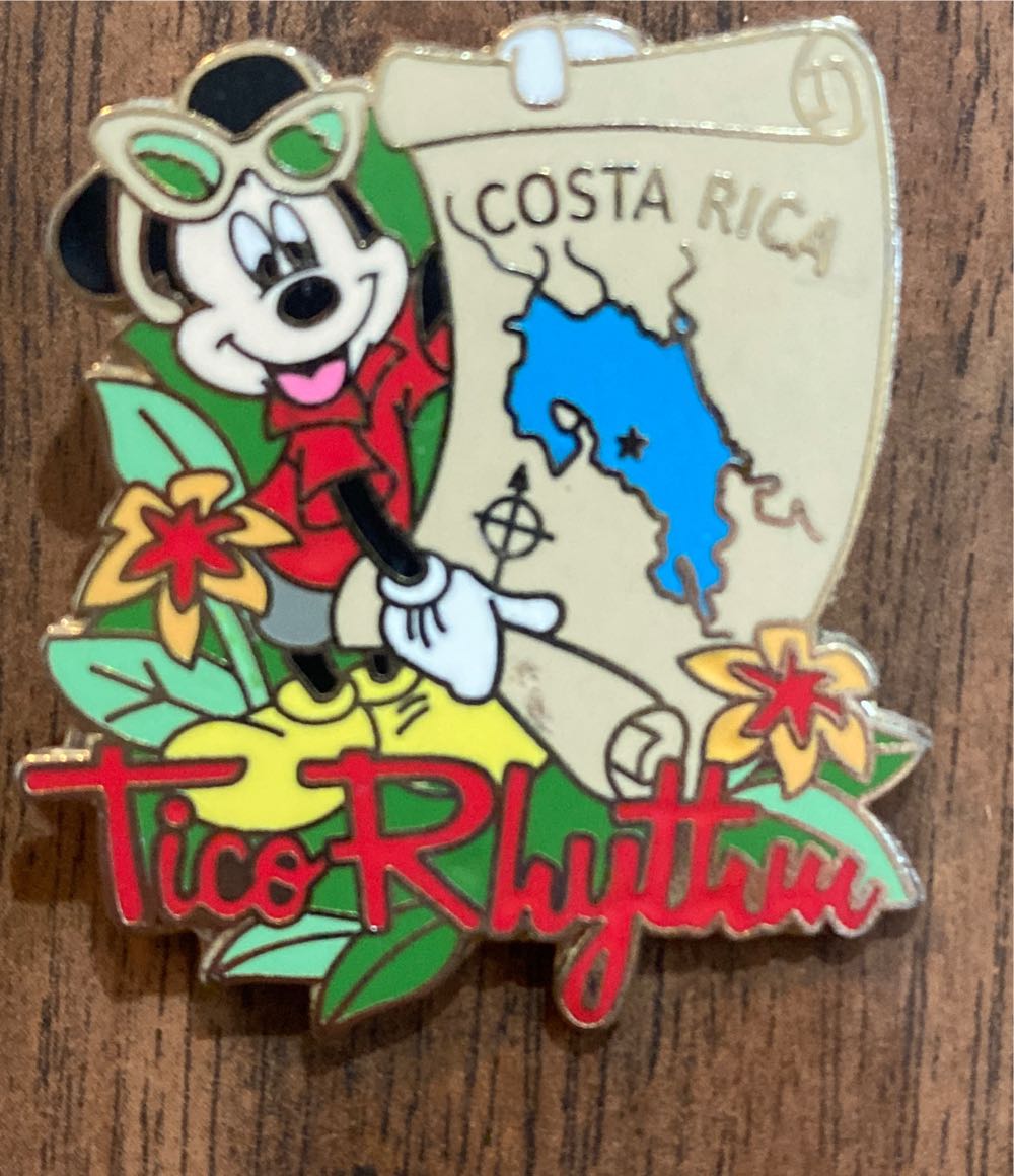 Costa Rica Tico Rhythm Mickey Mouse  pin collectible - Main Image 1