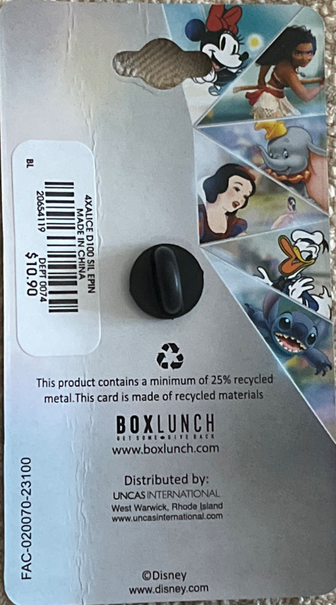 Silver Alice (Disney 100) - Disney 100 pin collectible - Main Image 2