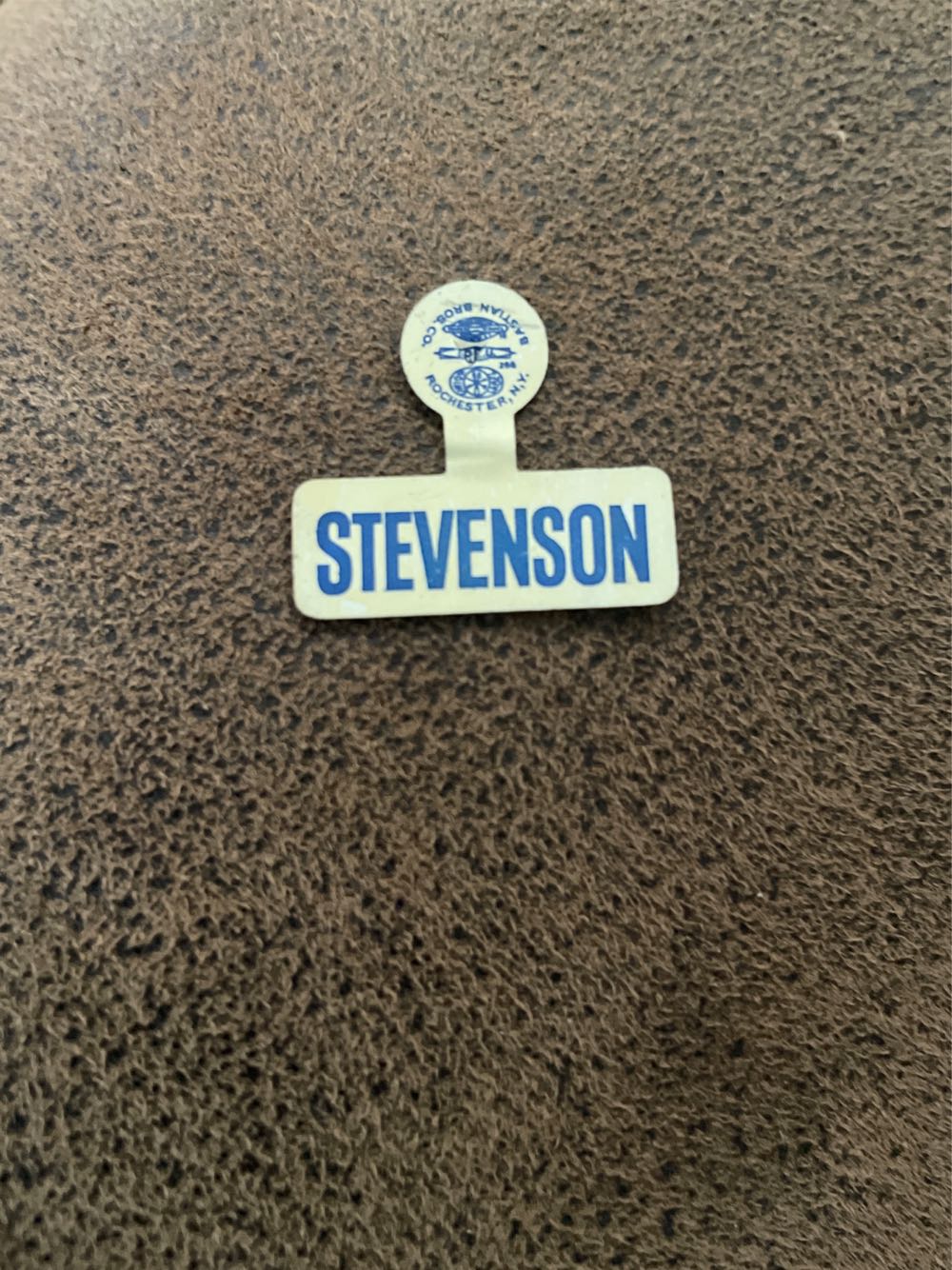 Stevenson - Presidential pin collectible - Main Image 1
