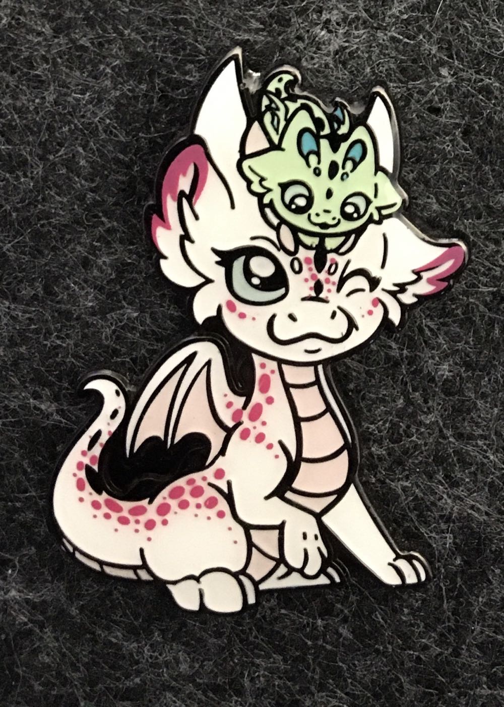 Black And White Eeyore Pin