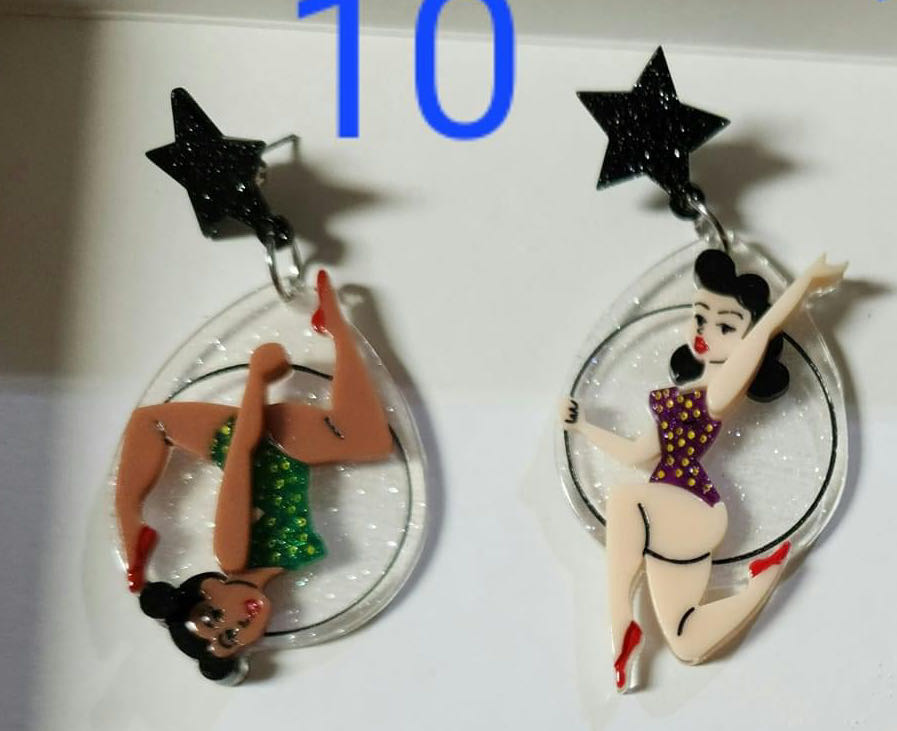 Lipstick and Chrome - All Together Now Earrings - Earrings pin collectible - Main Image 2