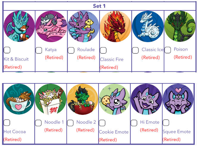 D&B Hi Emote Button Pin Set 1 - Button Pin pin collectible - Main Image 2