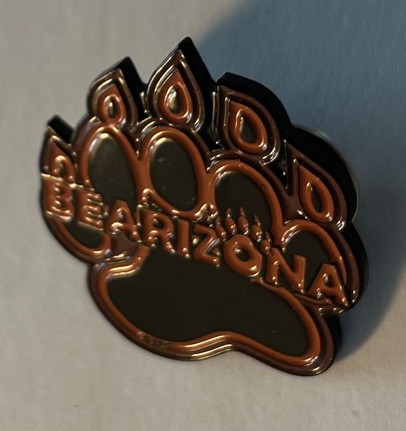 Patterned Ghost Enamel Pin #3