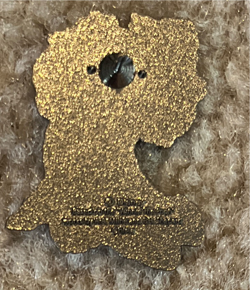 Winnie The Pooh Resting Against A Tree  pin collectible - Main Image 2