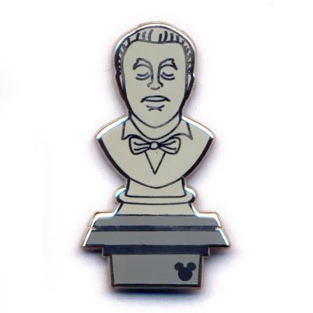 Haunted Mansion Singing Bust Completer - Hidden Mickey  pin collectible - Main Image 1
