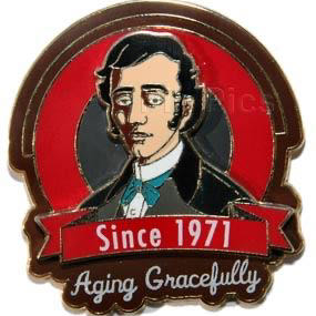 Haunted Mansion Aging Cracefully  pin collectible - Main Image 1