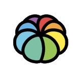 Neo Bear Paws Of Non Binary Pin Paws Of Pride - Gold Plated Hard Enamel pin collectible - Main Image 3