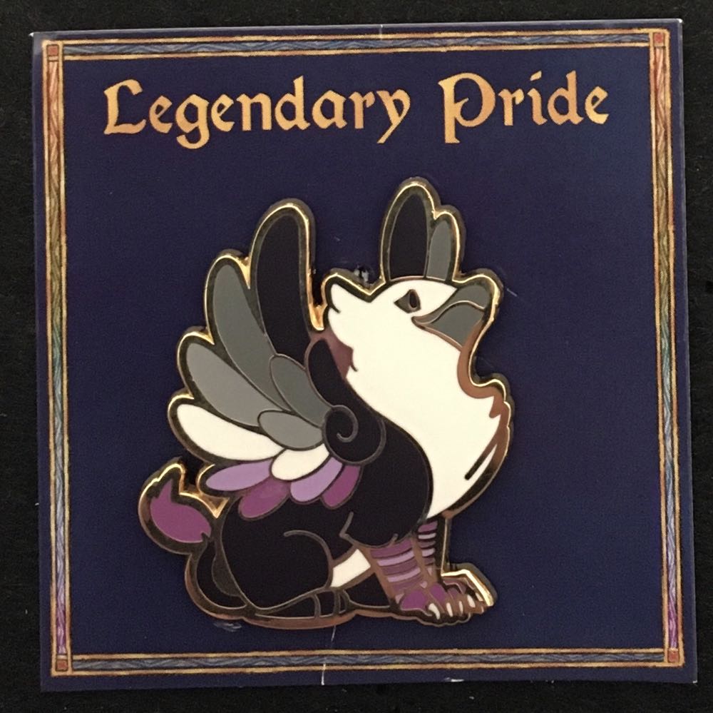 Ace Griffin Legendary Pride Pin Gay Breakfast - Gold Plated Hard Enamel pin collectible - Main Image 2