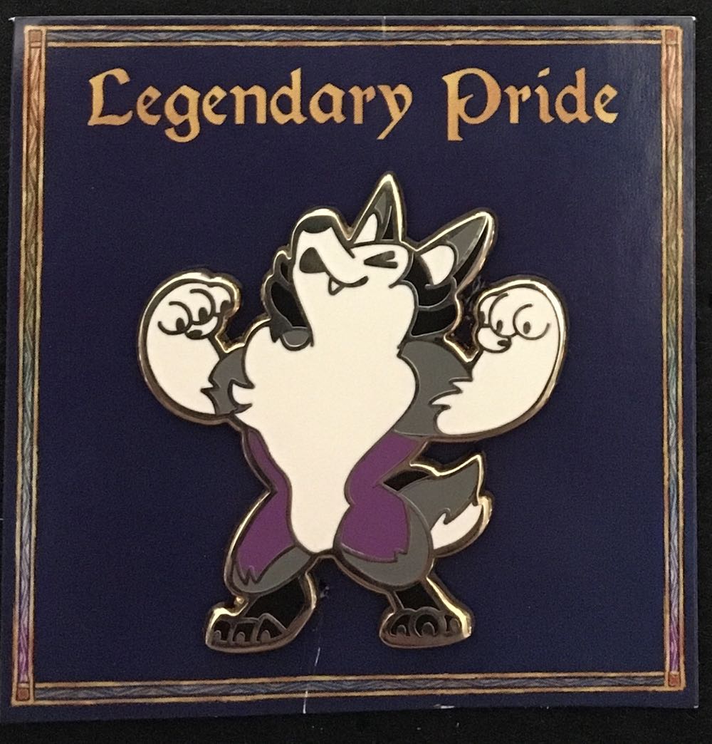 Ace Werewolf Legendary Pride Pin Gay Breakfast - Gold Plated Hard Enamel pin collectible - Main Image 2