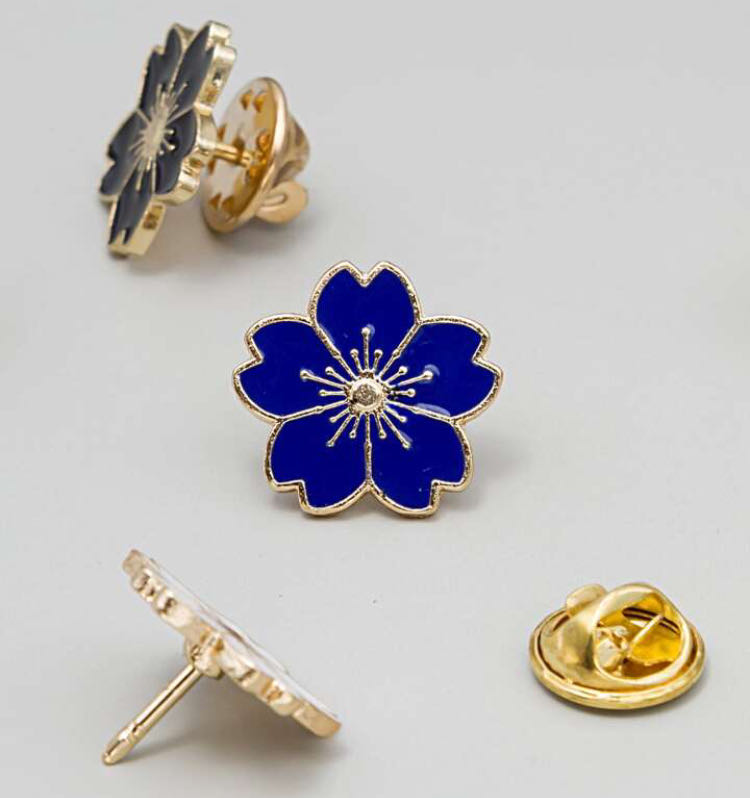 5pc Flower Design Brooch Shein - Enamel Pin pin collectible - Main Image 4