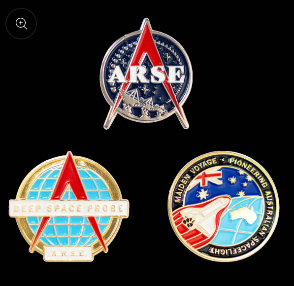 A.R.S.E. Deep space probe pin - Metal Pin pin collectible - Main Image 2