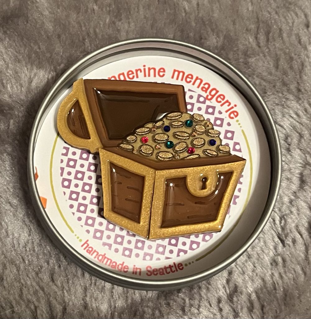 Tangerine Menagerie - Treasure Chest - Brooch pin collectible - Main Image 2