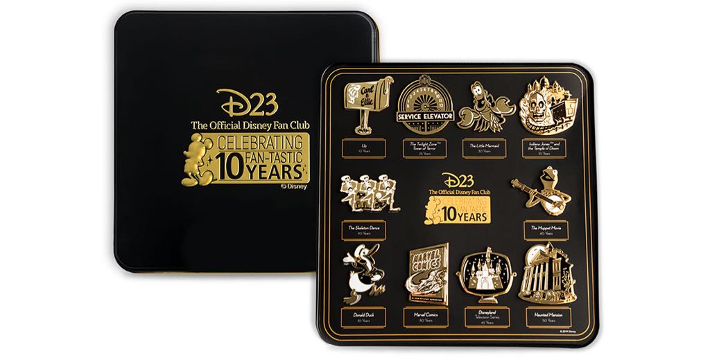 D23 2019 Gold Member Gift Set- Up  pin collectible - Main Image 2