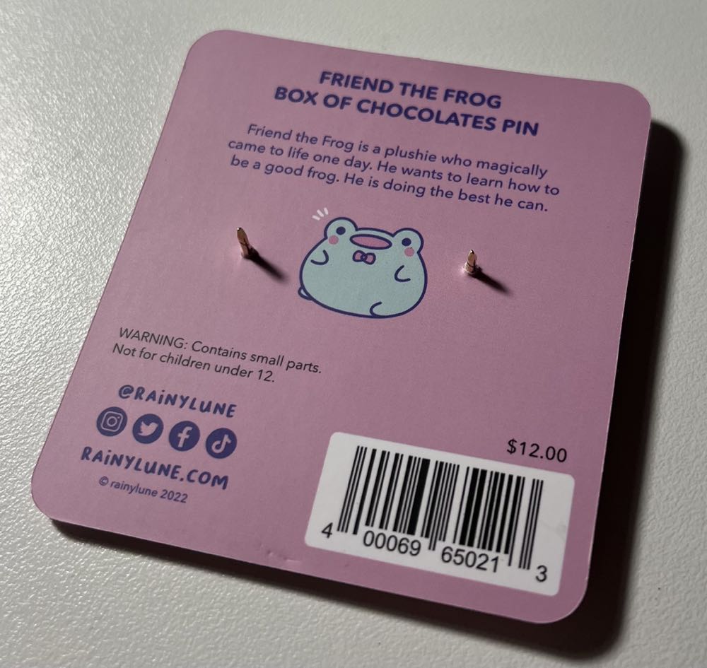 Box of Chocolates  pin collectible - Main Image 2