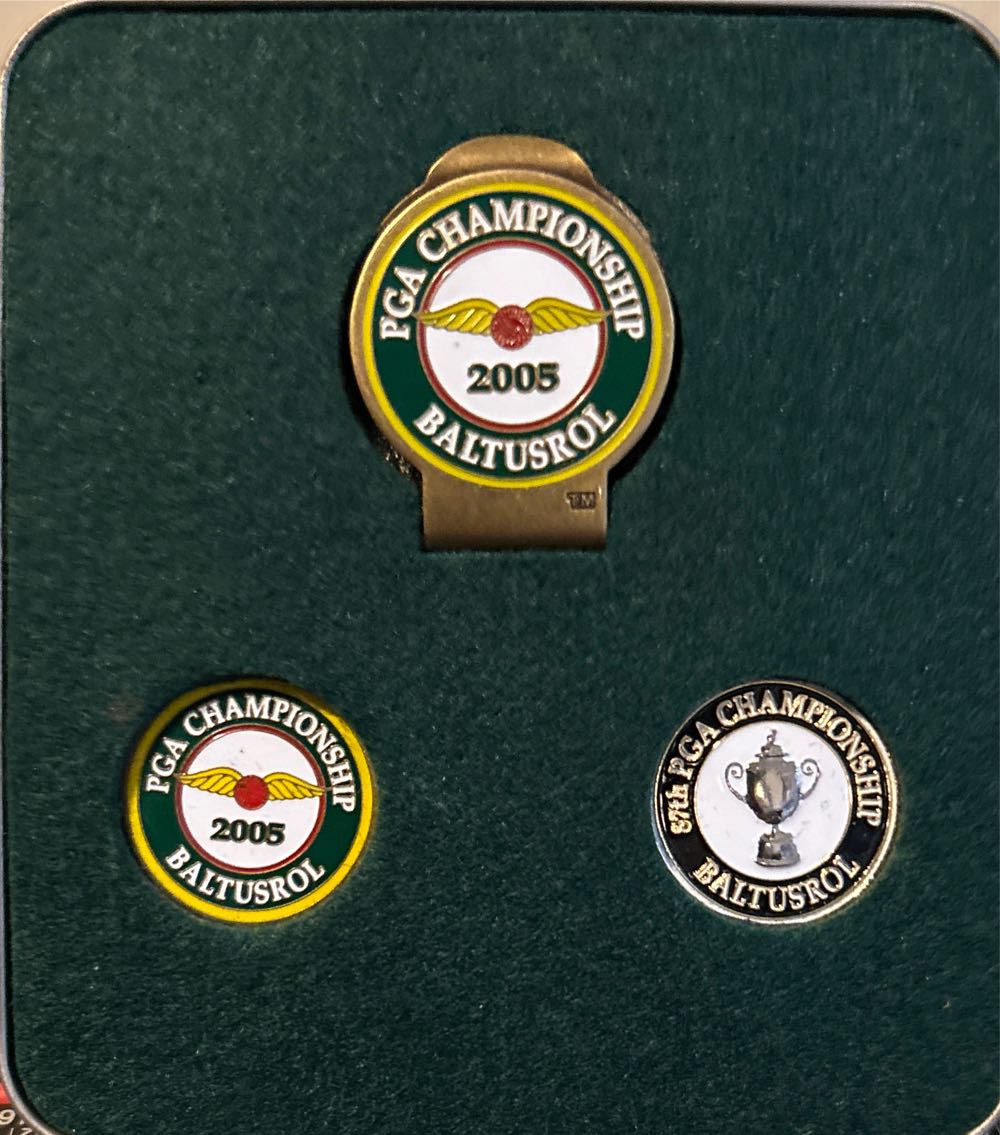 PGA 2005 Baltusrol Hat Clip & Ball Markers - Hat Clip pin collectible - Main Image 2